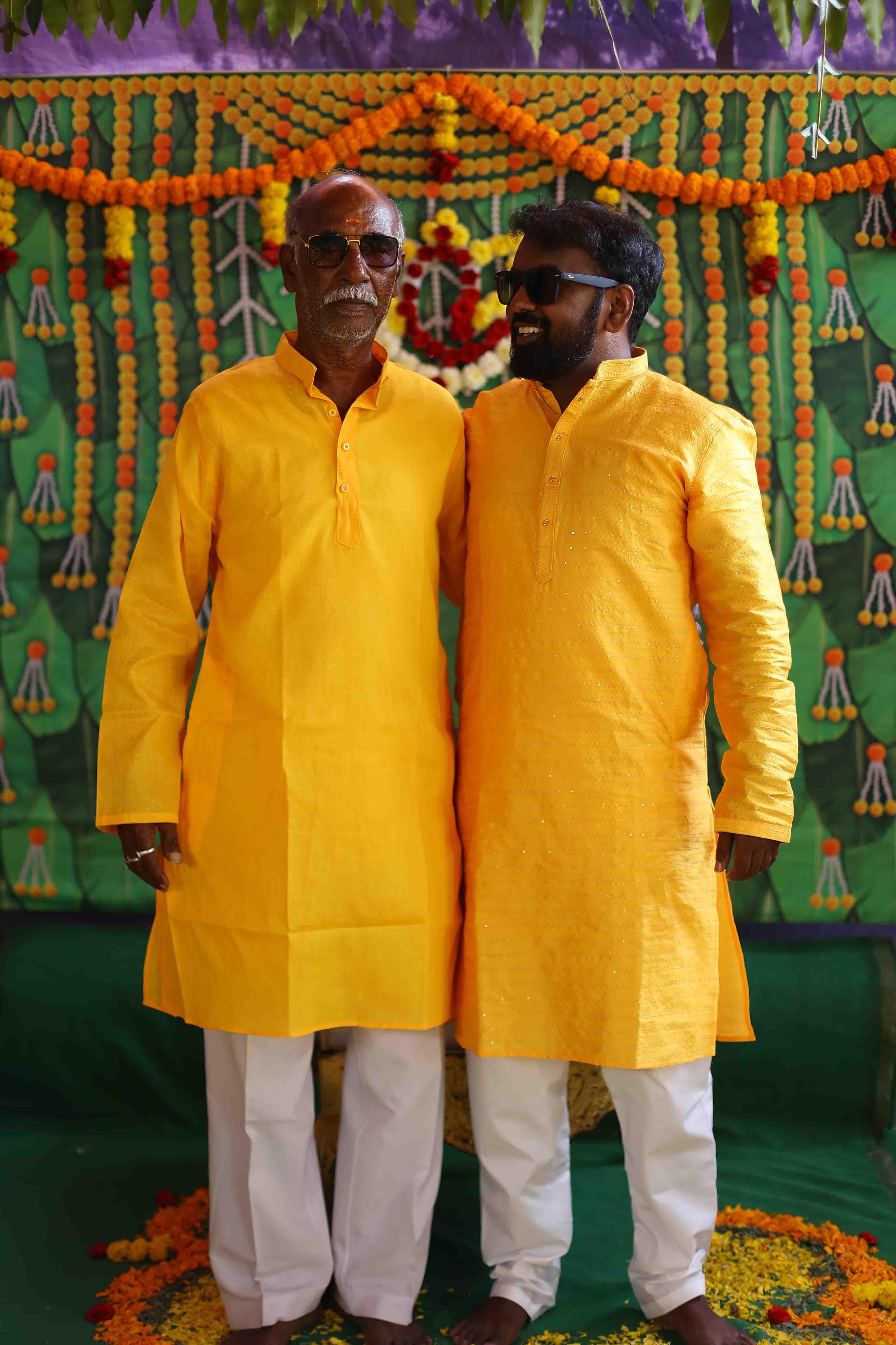 Heartwarming moment of Anil receiving blessings from his grandfather
