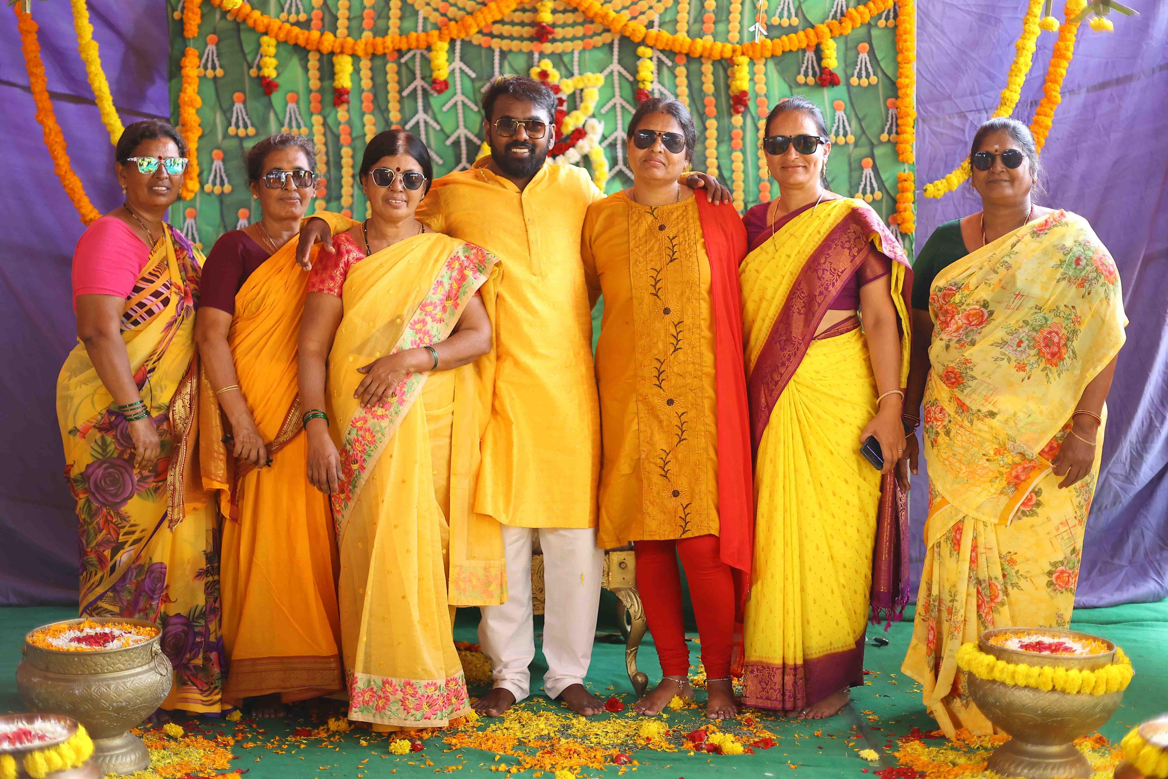 Emotional blessing moment with Anil’s mother and family elders
