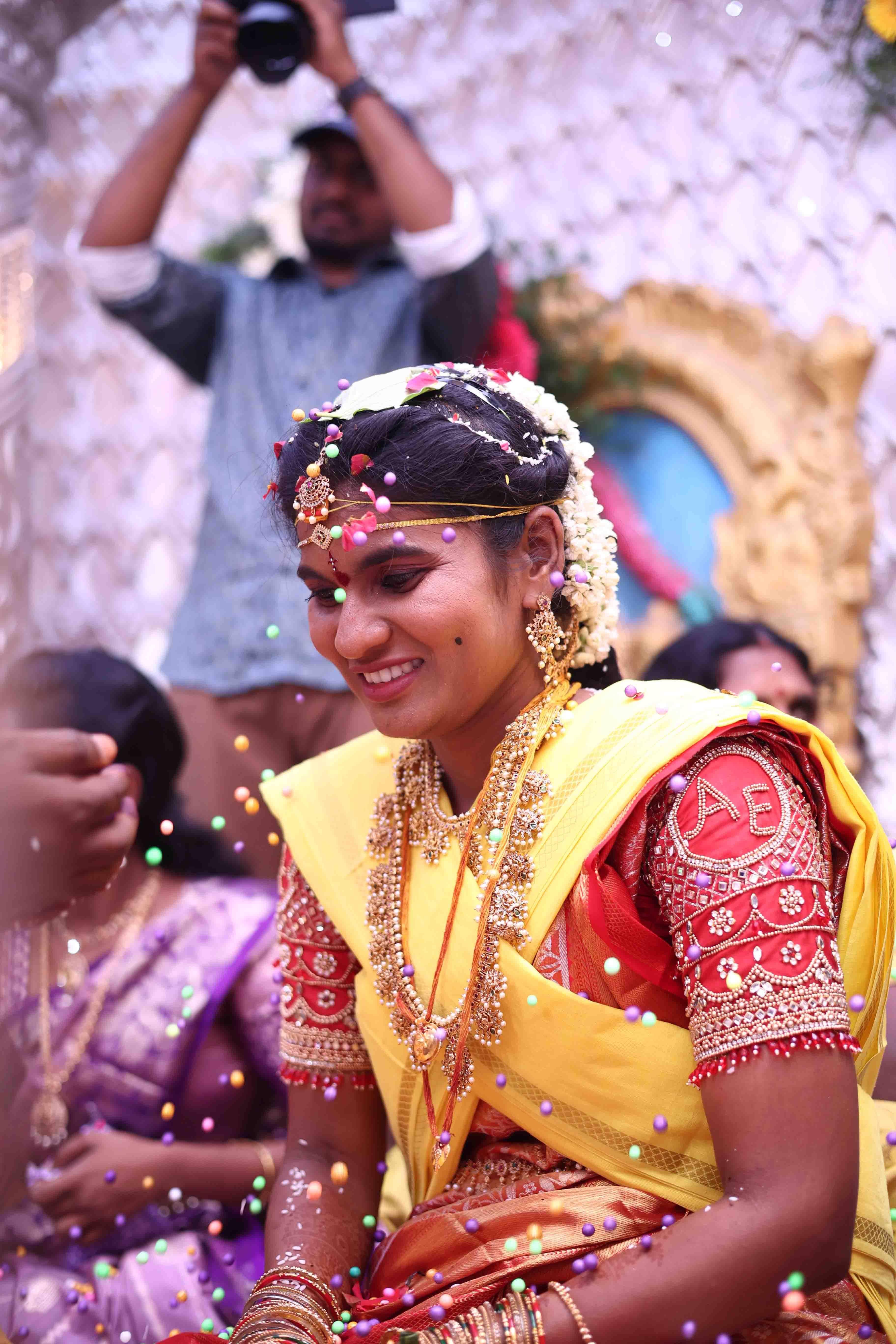 A serene bridal portrait capturing the eternal bond of marriage